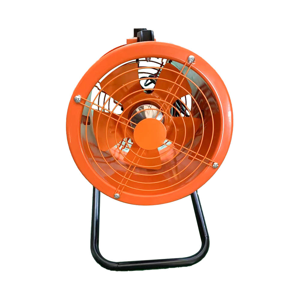Floor-mounted, infinitely variable speed axial fans